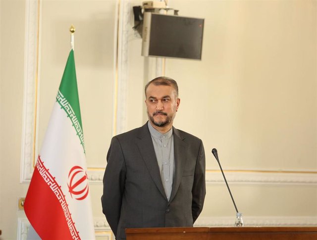 Archivo - Hosein Amirabdolahian, ministro de Exteriores de Irán