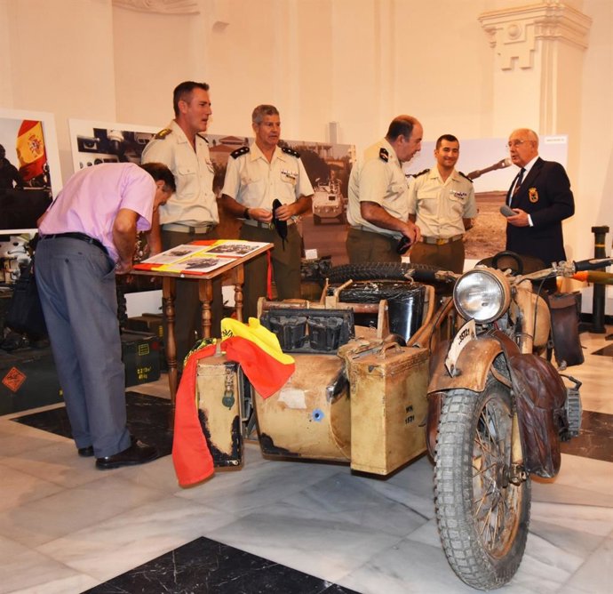 Inauguración de la exposición '100 años de las Unidades Acorazadas, su huella en Córdoba'.