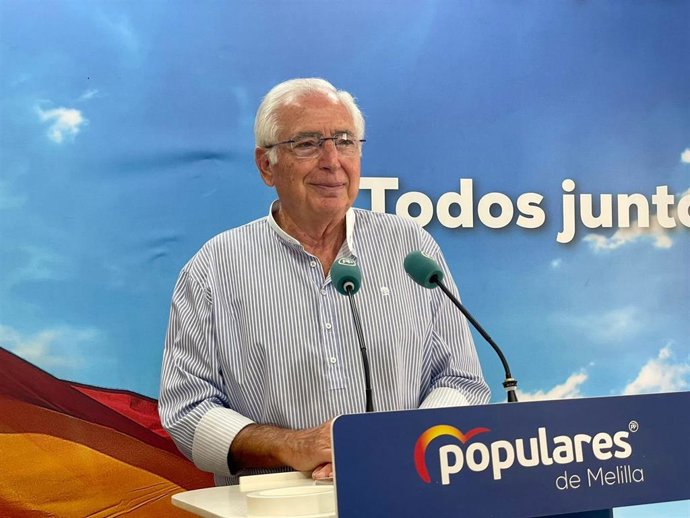 Archivo - El presidente del Partido Popular (PP) melillense, Juan José Imbroda