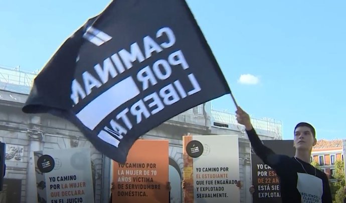 Manifestación 'Caminando por la libertad' en Madrid