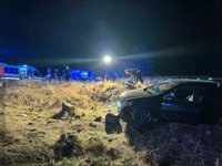 Heridos graves dos hombres tras sufrir un accidente y dar varias vueltas de campana en Colmenar Viejo