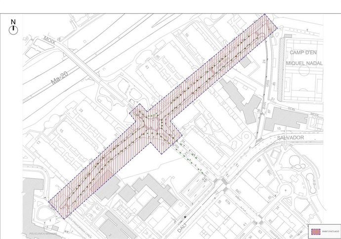Mapa del ámbito de actuación