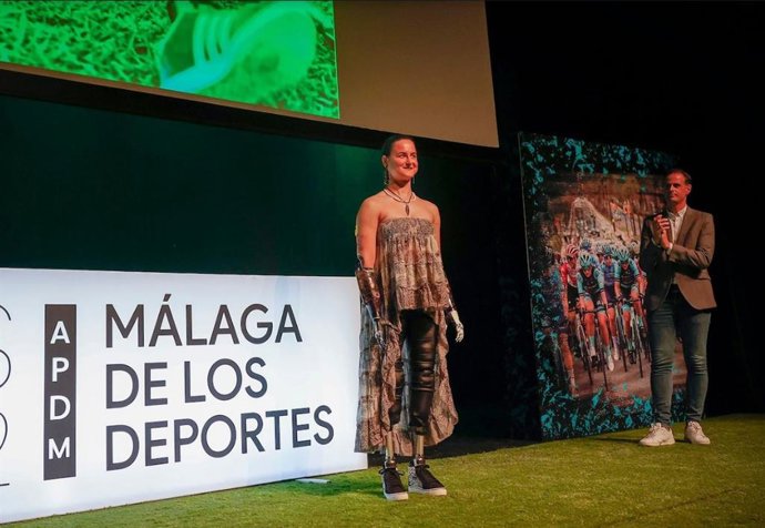 La surfista marbellí Sarah Almagro en una imagen de archivo