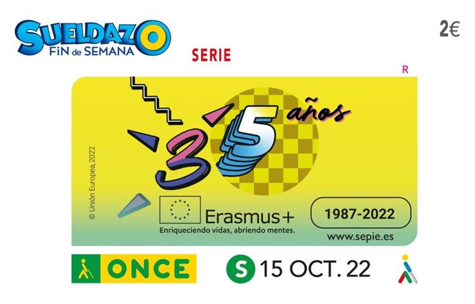 Cupón de la ONCE del 15 de octubre