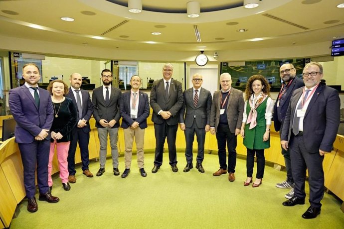 Reunión de la Diputación de Almería en Bruselas