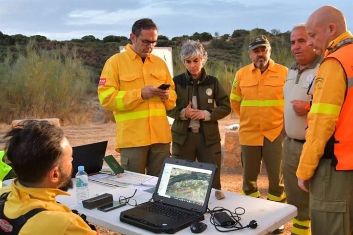 Imagen del Puesto de Mando Avanzado (PMA)