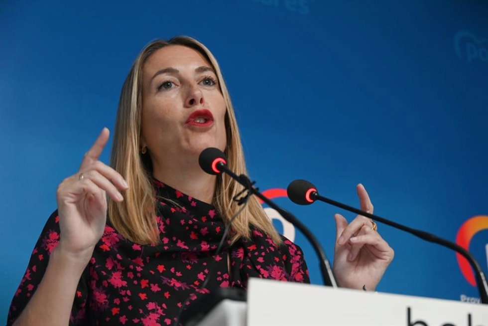 La presidenta del PP de Extremadura, María Guardiola