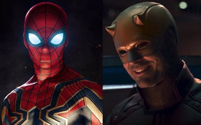 Daredevil en Spider-Man 4: Charlie Cox y Tom Holland, juntos en este épico póster fan
