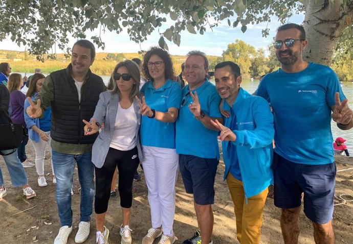La Alcaldesa De Toledo, Milagros Tolón, Durante Su Visita Al I Open Nacional De Piragüismo Inclusivo.