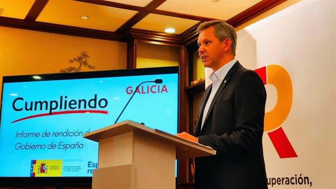 Archivo - El delegado del Gobierno, José Miñones, en rueda de prensa