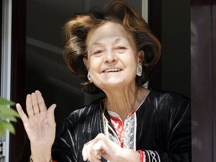 Archivo - Carmen Sevilla, en una de sus últimas imágenes hace una década