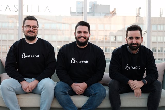 Los fundadores de Viterbit: Marcos Gómez, Dimitri Nicolau y Ariel Gutiérrez