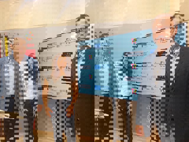 Presentación de las obras del colector de Playa de Palma.