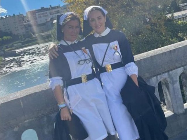 Tamara Falcó, días de peregrinaje al Santuario de la Virgen de Lourdes