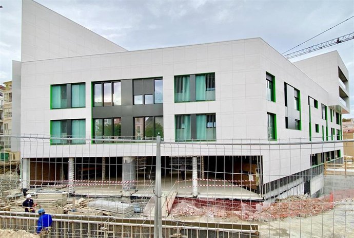 Obras de las 66 VPO de la calle Alta, en el solar de la antigua Tabacalera, en Santander