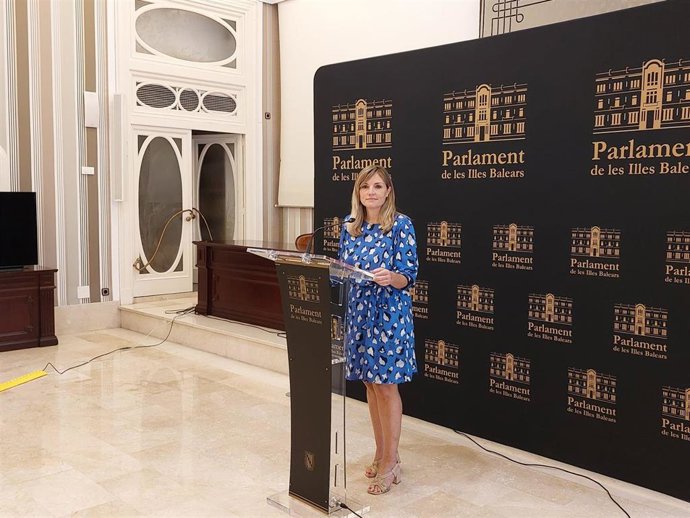La coordinadora autonómica de Cs Baleares y portavoz parlamentaria, Patricia Guasp.