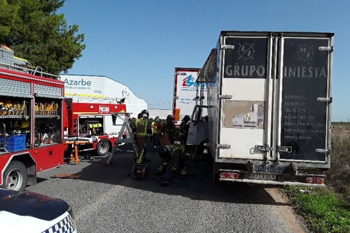 Fotografías facilitadas por Bomberos CEIS