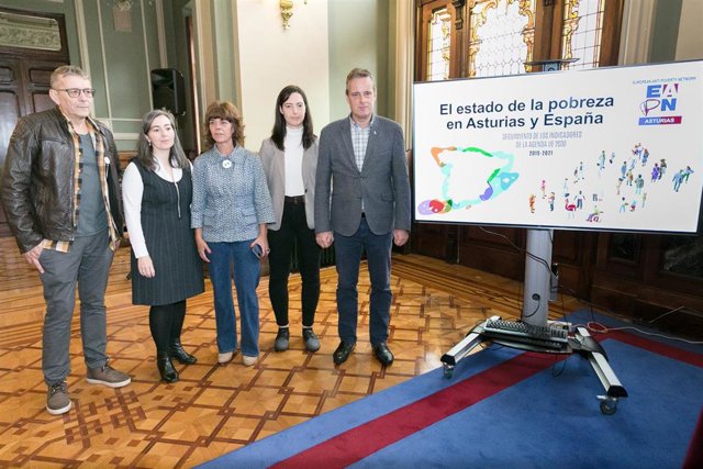 Presentación en la Junta General del informe AROPE 2022 sobre el estado de la pobreza en Asturias y en España