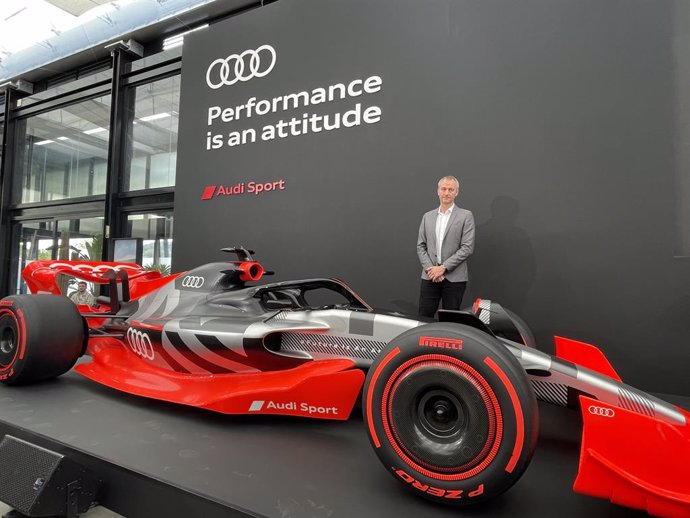 Adam Baker, jefe mundial del Proyecto de Audi en Fórmula 1, en Madrid.