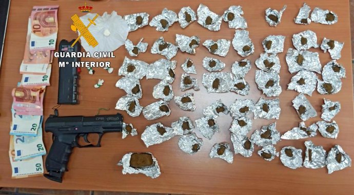 Resultado de la intervención de la Guardia Civil