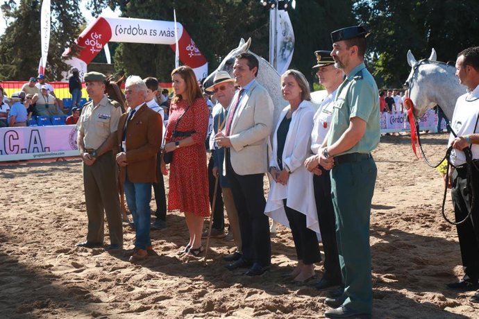 Inauguración del Campeonato de España de Caballos Árabes celebrado en Córdoba el fin de semana.