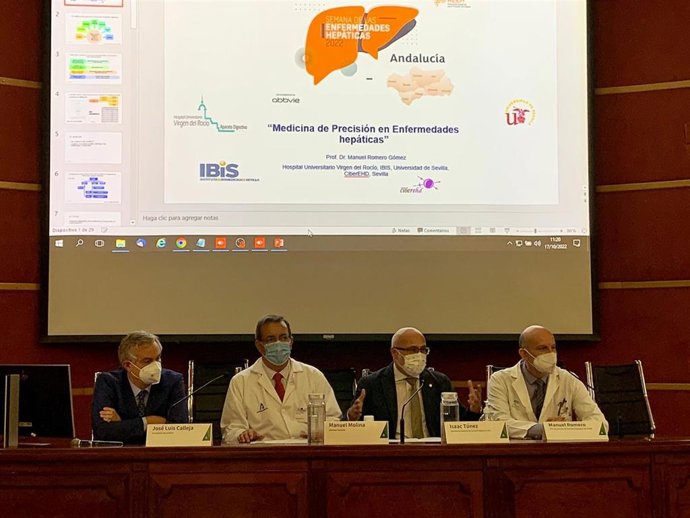 Jornada inaugural de la Semana de las Enfermedades Hepáticas en Andalucía en el Virgen del Rocío.