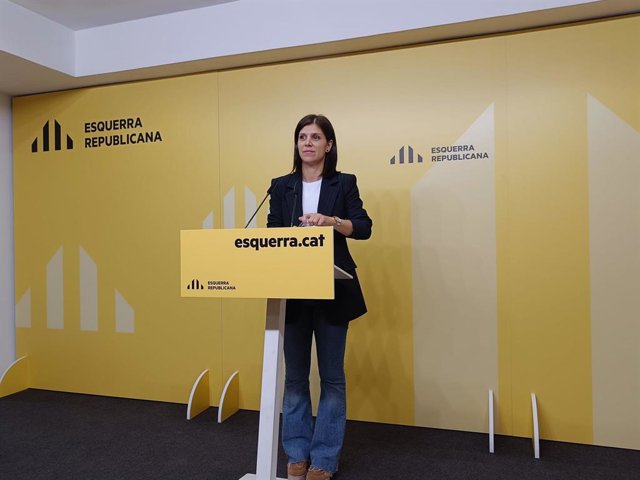 La secretària general adjunta i portaveu d'ERC, Marta Vilalta