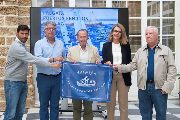 Presentación de la I Regata de los Puertos Fenicios 'Gadeira'.