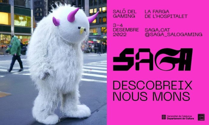 Cartell del saló SAGA de 'gaming'