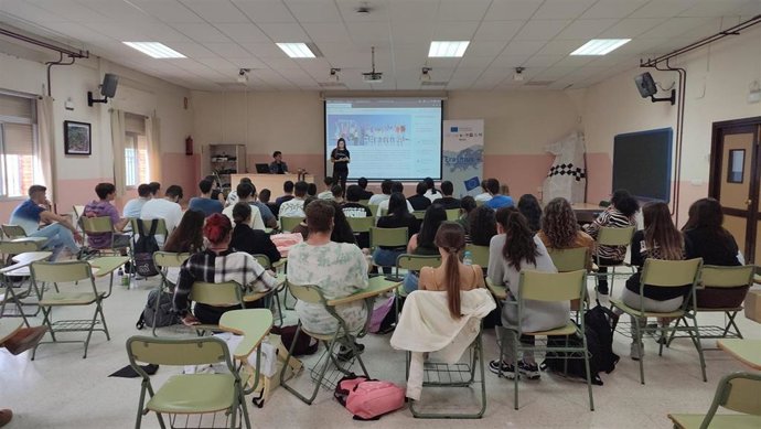 Alumnos de un centro educativo del Condado de Huelva.