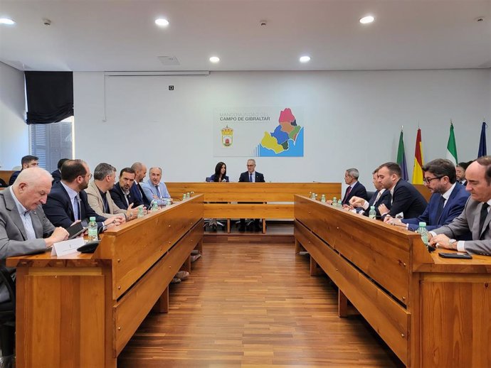 Reunión en la Mancomunidad del Campo de Gibraltar.