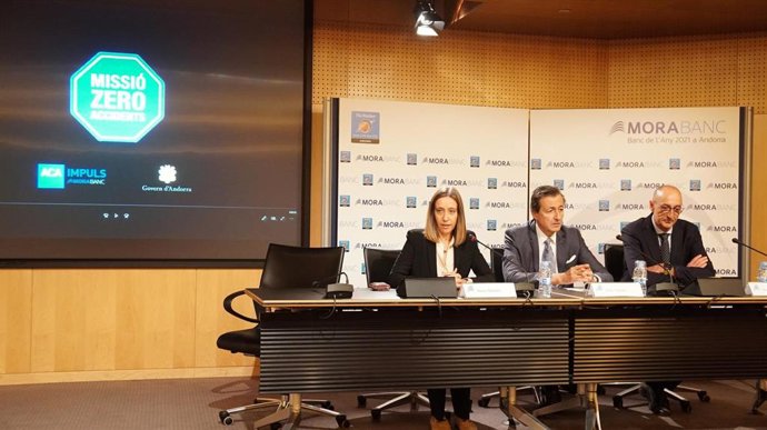 Un instante de la presentación de la campaña 'Missió Zero Accidents'.
