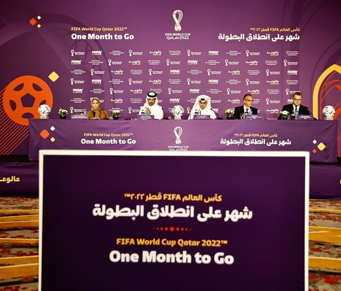 Supreme Committee for Delivery & Legacy (FIFA World Cup Qatar 2022 One Month to Go Press Conference at the St. Regis Doha - 17 October, 2022).