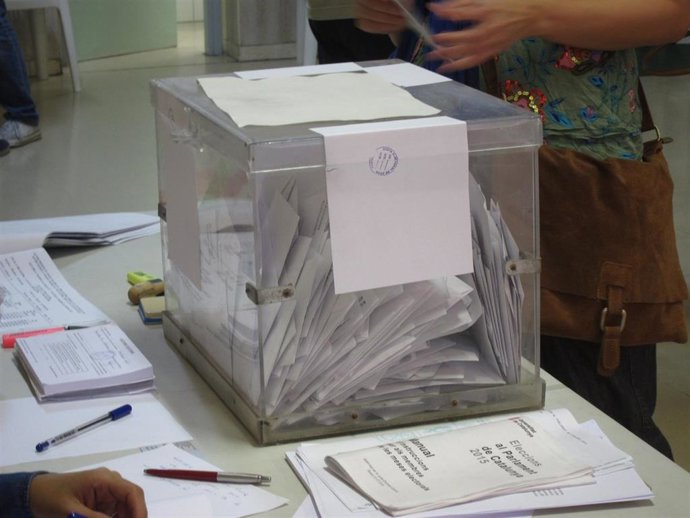 Archivo - Urna electoral. ARCHIVO.