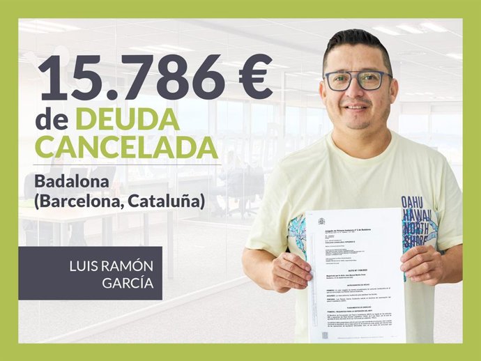 Exonerado de Badalona con la Ley de Segunda Oportunidad.