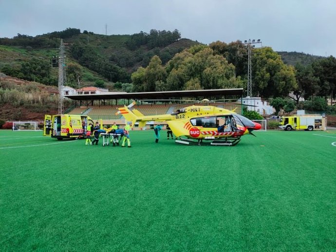 Archivo - Helicóptero medicalizado del SUC (foto de recurso)