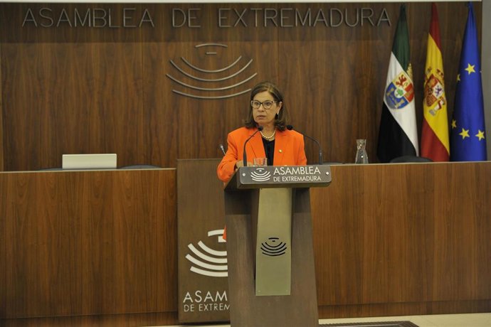 La vicepresidenta primera y consejera de Hacienda, Pilar Blanco-Morales, presenta los PGEx para 2023