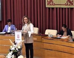Amaia Castro, portavoz del UP en Logroño, interviene en la segunda jornada el Debate sobre el Estado de la Ciudad 2022