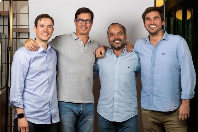 El equipo directivo de Pulpo: Pablo Sosa, Javier Arambarri, Evaristo Babé y Eduardo Infante.