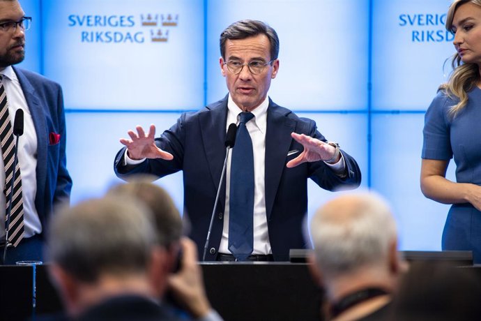 El primer ministro sueco, Ulf Kristersson.