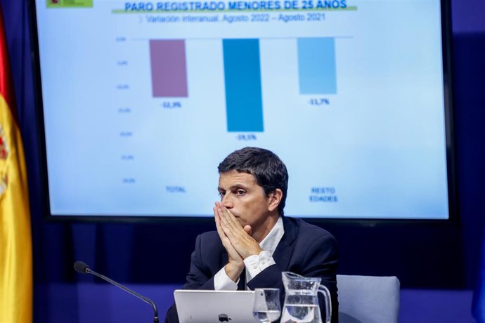 Archivo - El secretario de Estado de Seguridad Social y Pensiones, Borja Suárez, en una imagen de archivo.