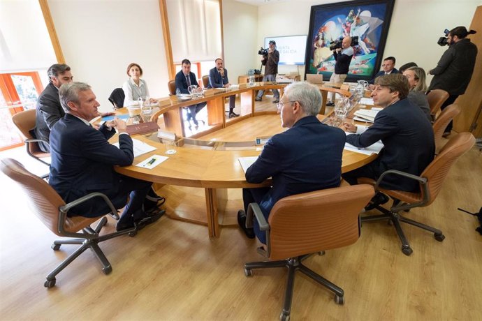 O titular do Goberno galego, Alfonso Rueda, preside a reunión do Consello da Xunta. Parlamento