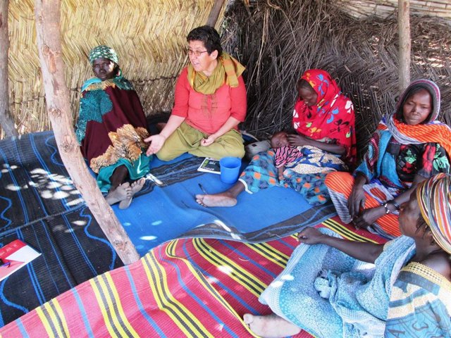 Ximena Cabezas, misionera en África.