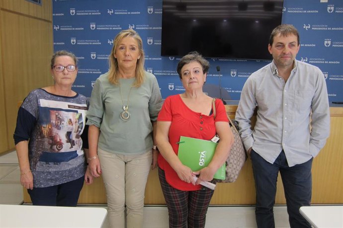Representantes sindicales de CCOO, UGT y OSTA en el sector de la limpieza convocan movilizaciones ante el bloqueo de la negociación del convenio colectivo en la provincia de Zaragoza.