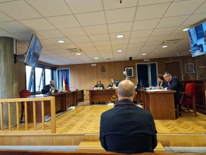 El acusado este martes en el juicio.