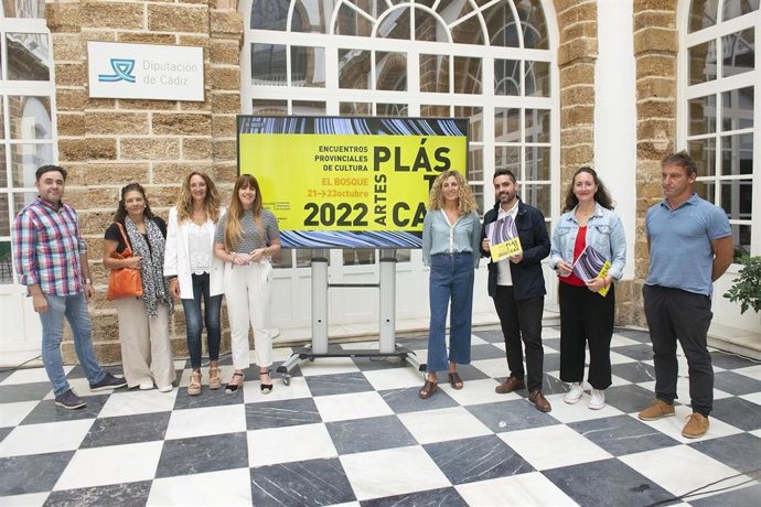 Presentación del encuentro de jóvenes artistas plásticos de la provincia.