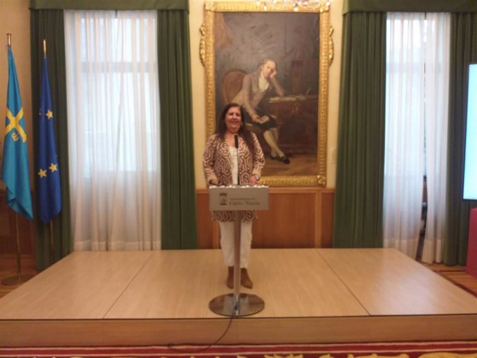 Marina Pineda, concejala de Hacienda del Ayuntamiento de Gijón