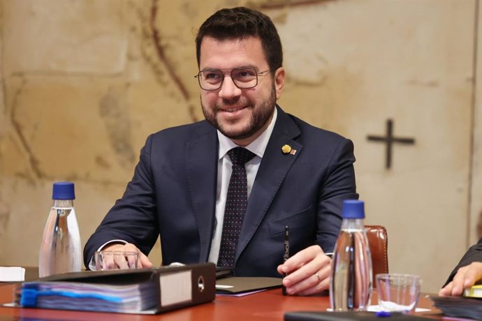 El president de la Generalitat, Pere Aragons