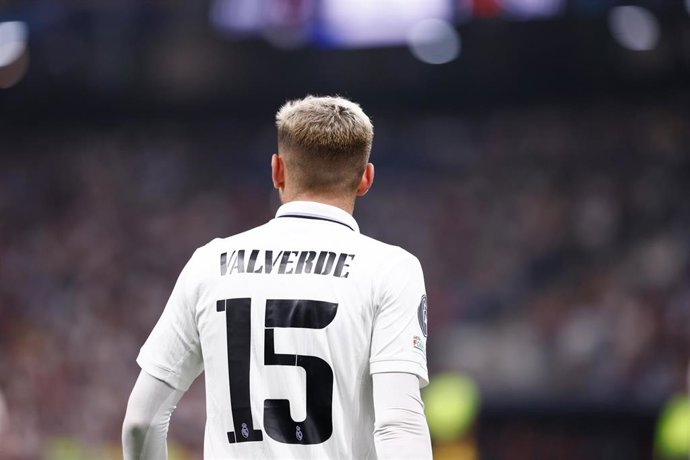 El jugador del Real Madrid Federico Valverde.