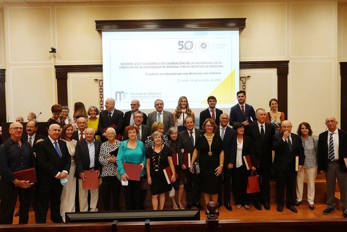 La Facultad de Medicina de Málaga celebra su 50 aniversario.